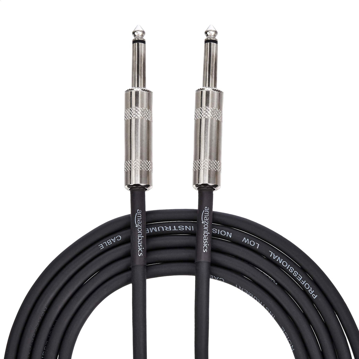 1/4 Inch Straight Instrument Cable, 10 Foot, Black S567807