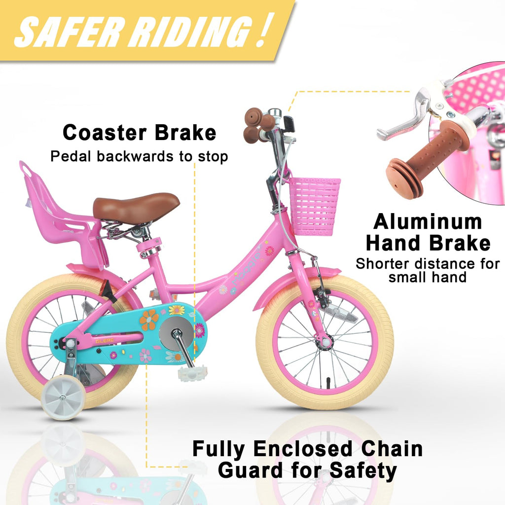 12-20 Inch Kids Bike with Training Wheels W2277