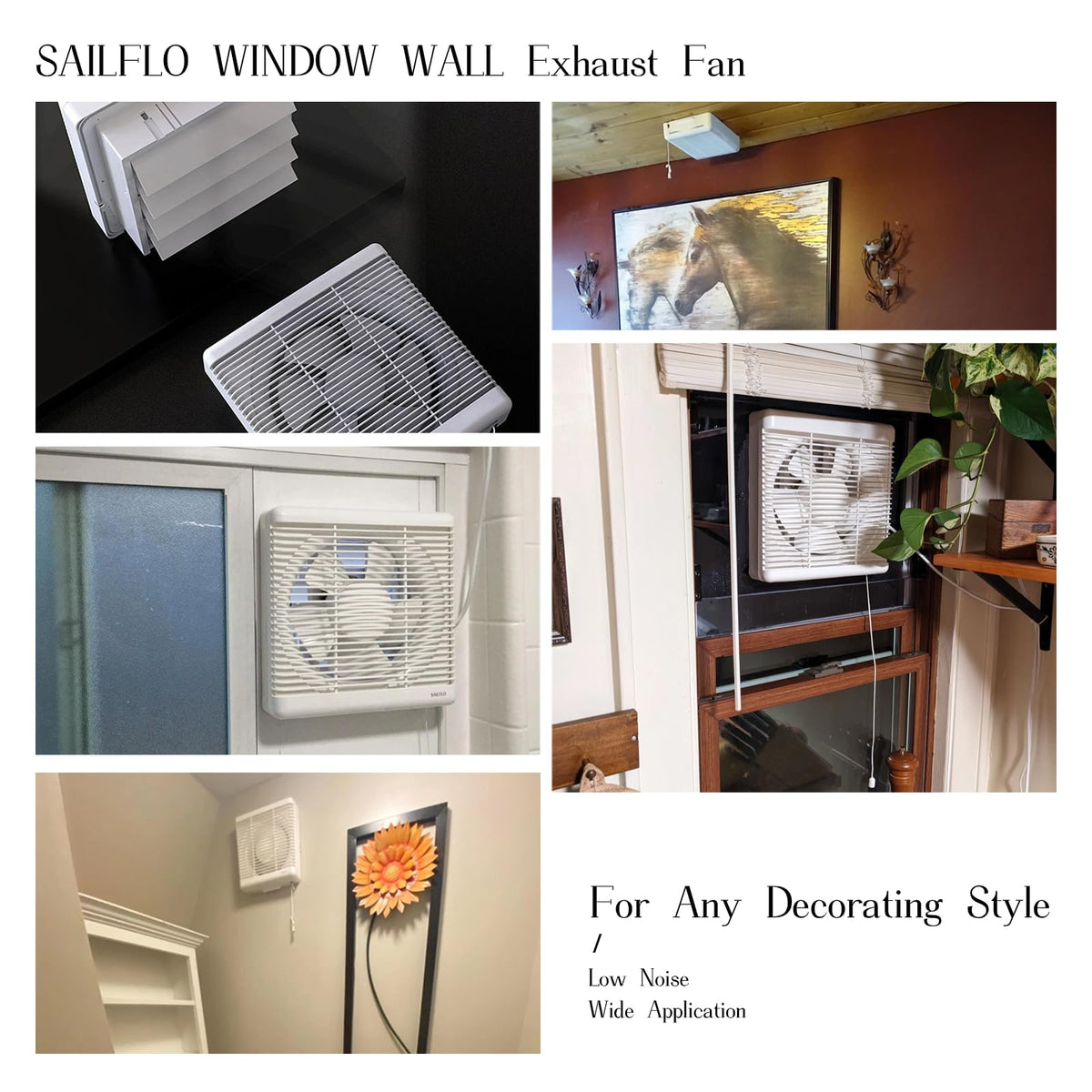 6" Reversible Window Exhaust Fan H8526