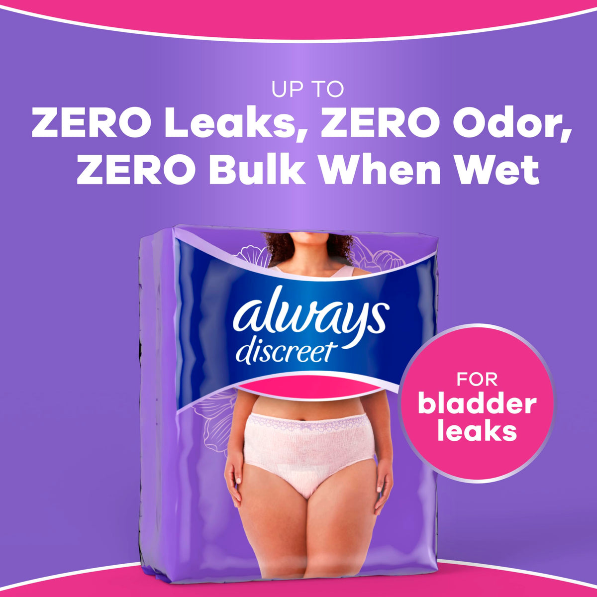 Small/Medium Incontinence Underwear, 84ct T428490