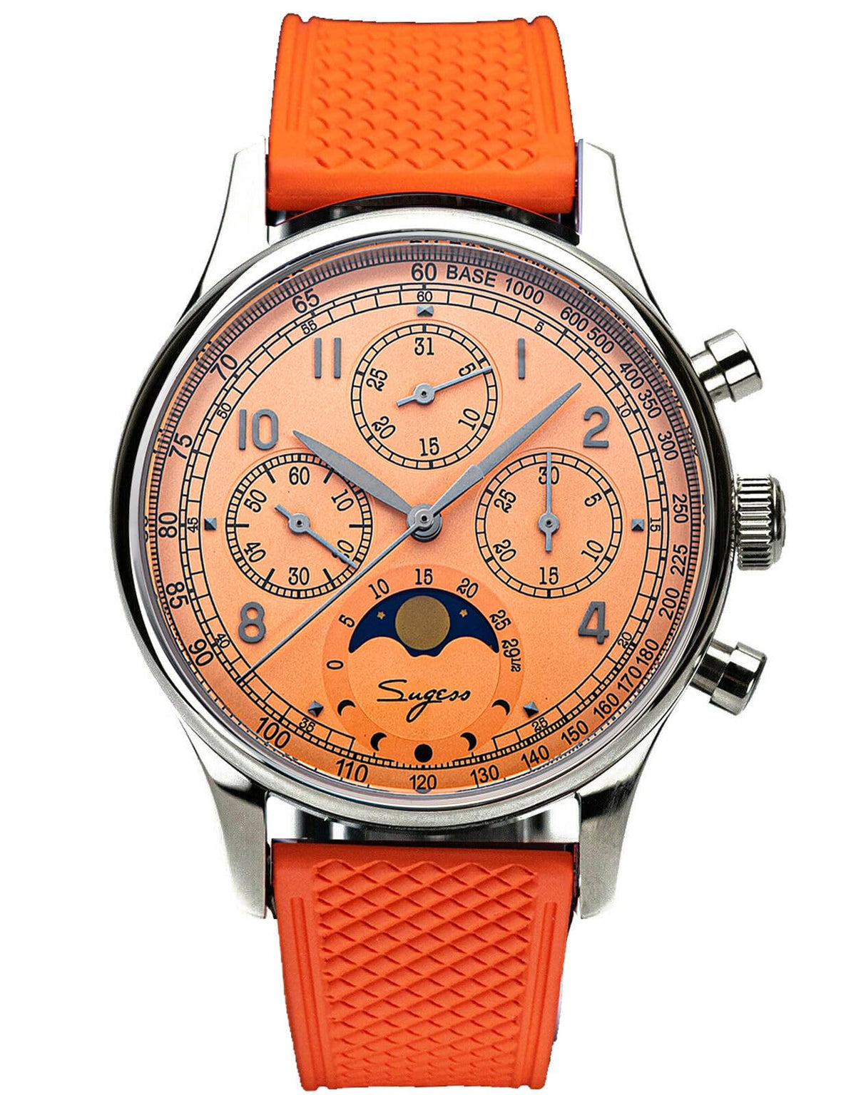40mm Mechanical Chronograph Mens Wrist Watch M189