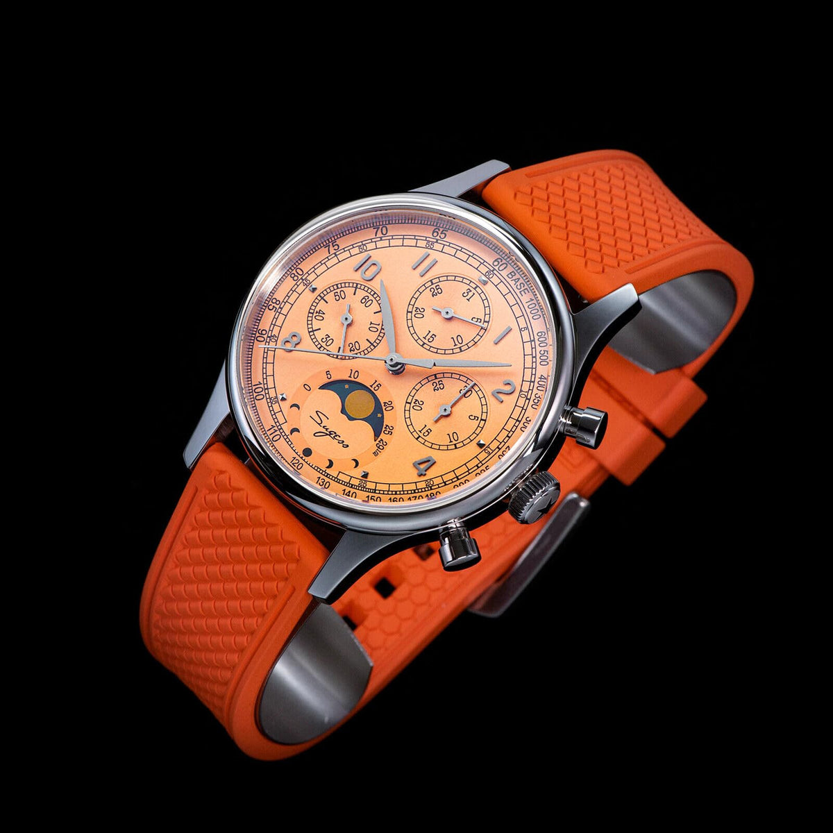 40mm Mechanical Chronograph Mens Wrist Watch M189