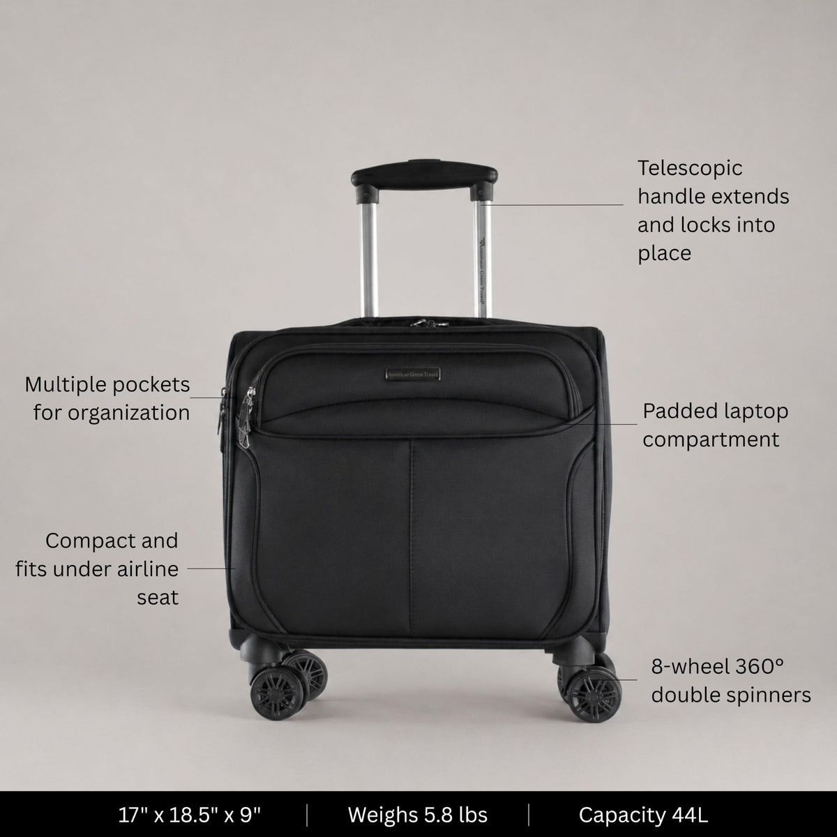 Carry-On Spinner Briefcase X72854