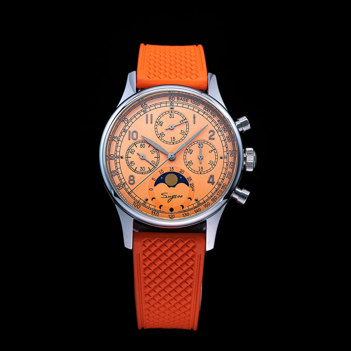 40mm Mechanical Chronograph Mens Wrist Watch M189