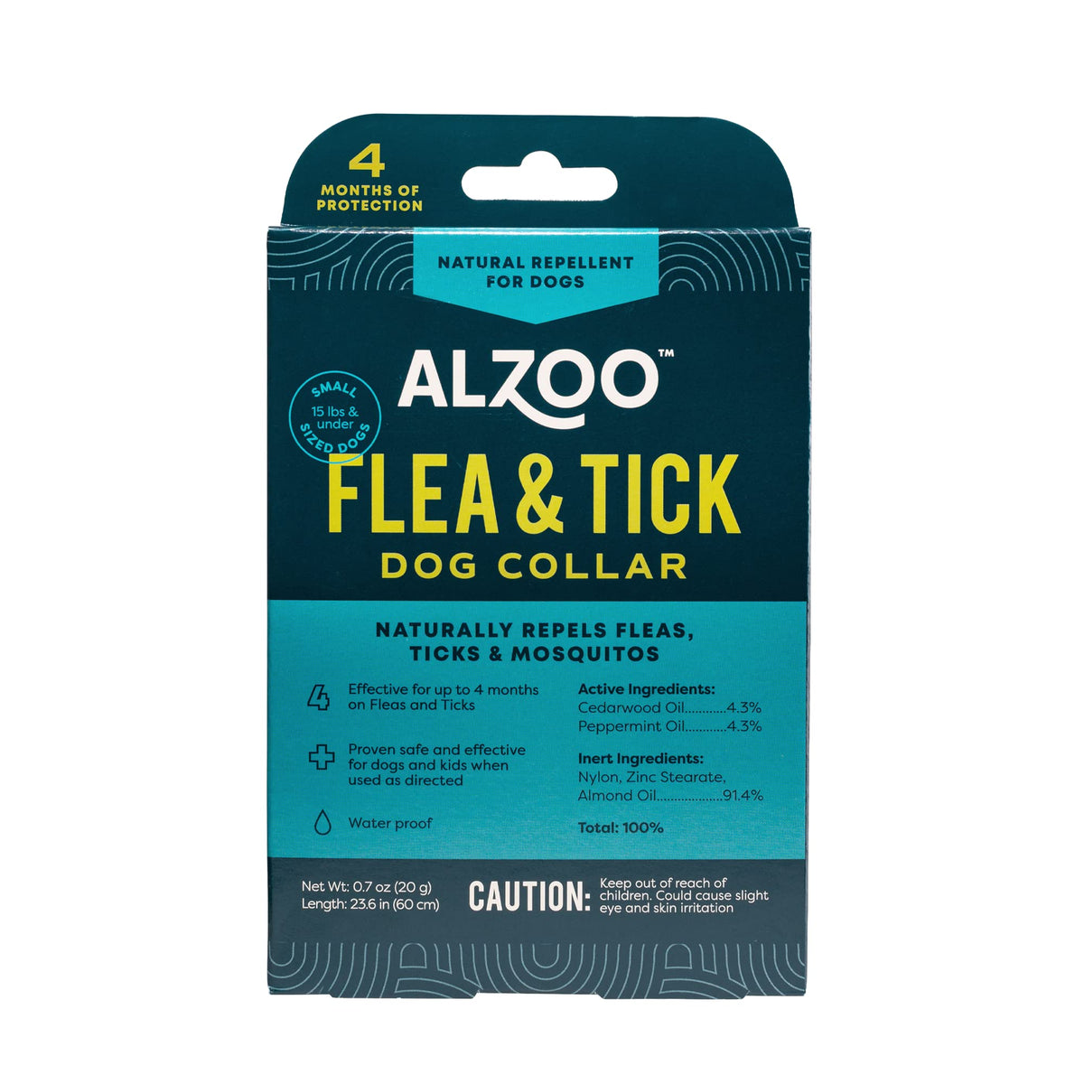 Plant-Based Flea & Tick Dog Collar for Small-Sized Dogs H832825