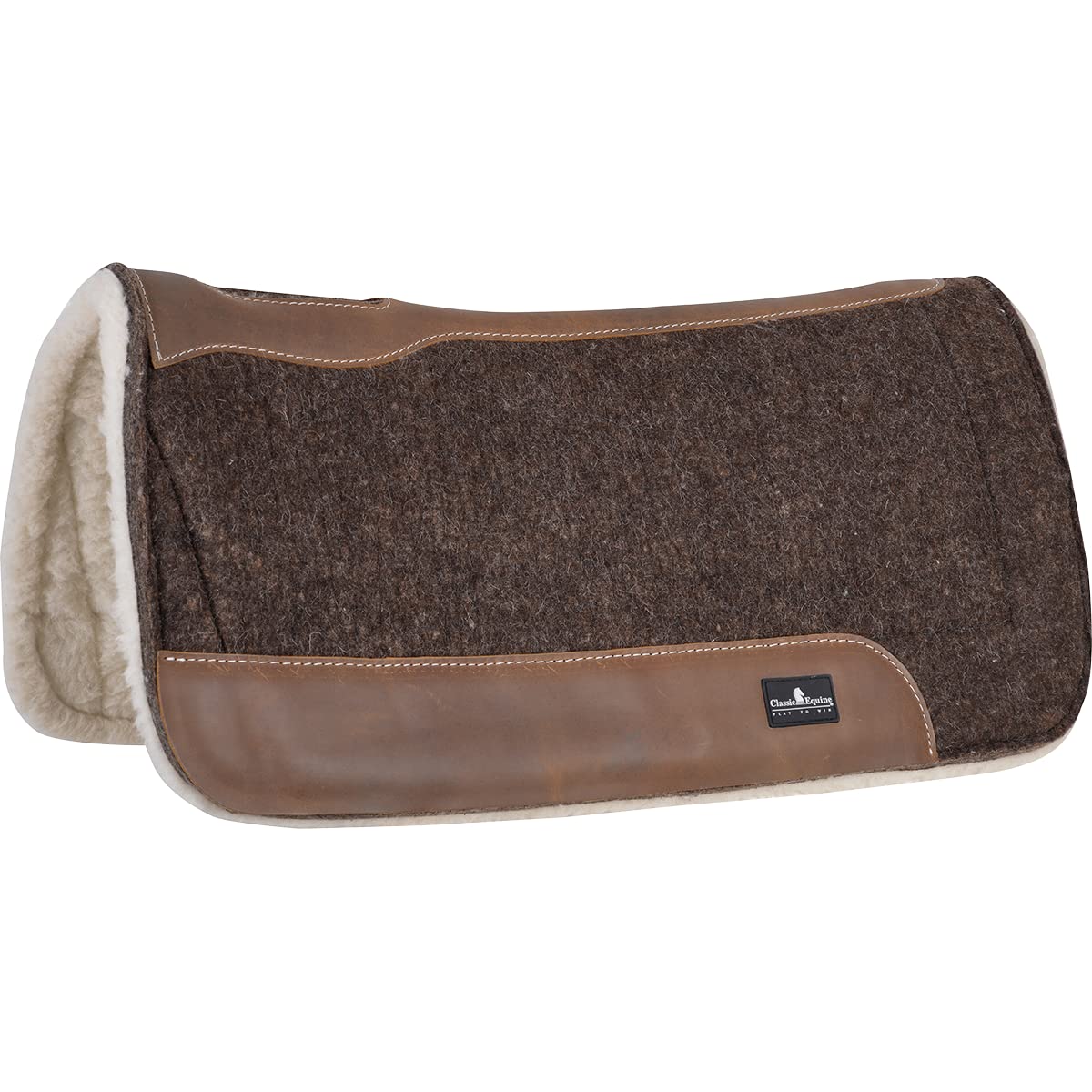 Blended Felt Saddle Pad with Fleece Bottom G1191