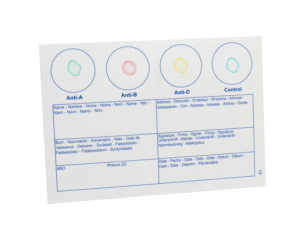 Blood Type Test 1 Pack L563694