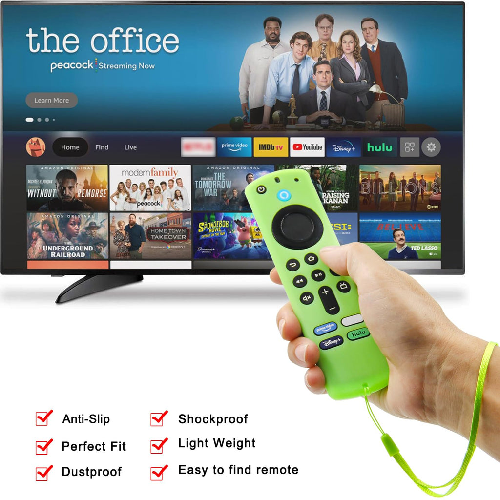 Silicone Remote Covers 3pcs Glow Green Blue Red C1937