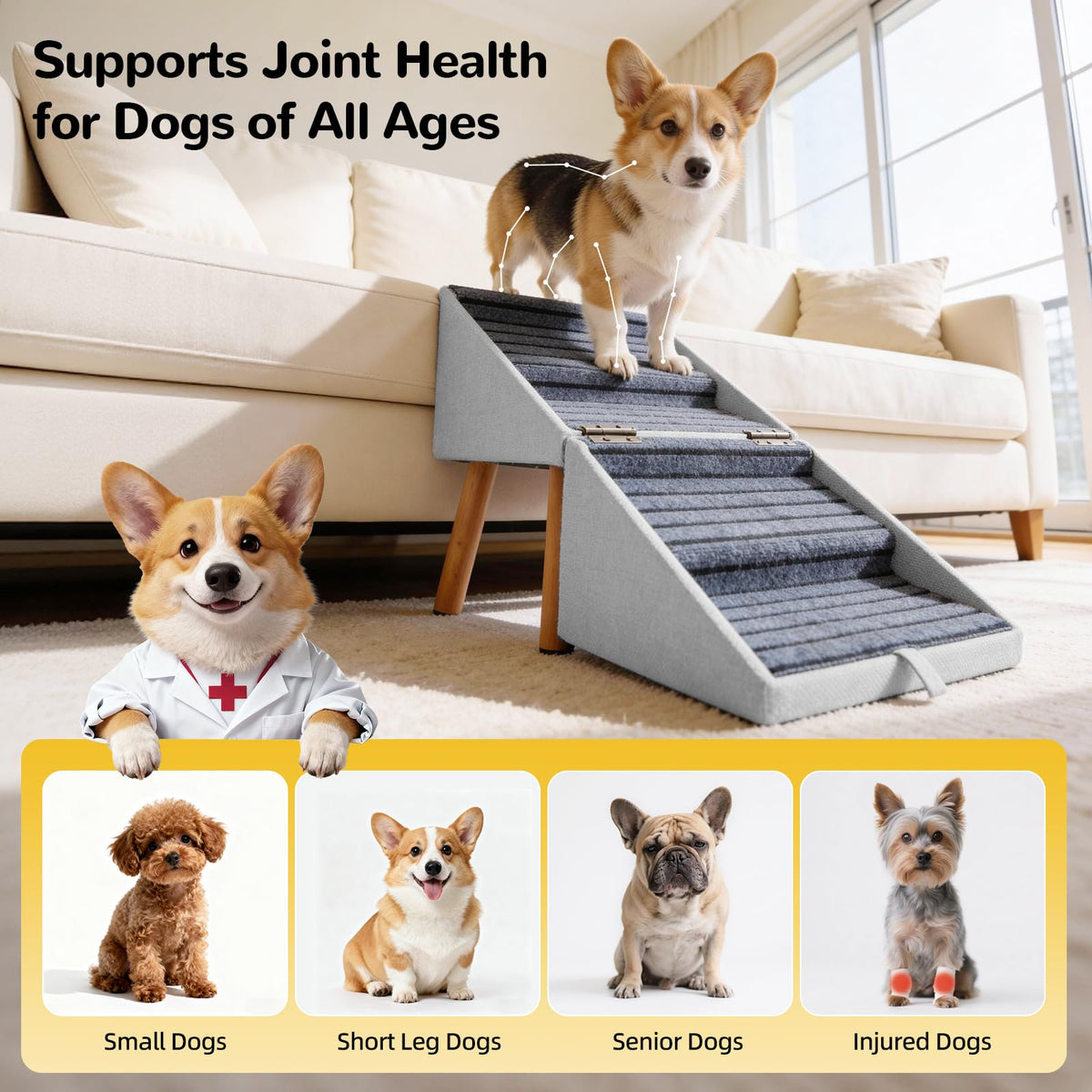 Dog Safety Ramp for Small Dogs Q3553