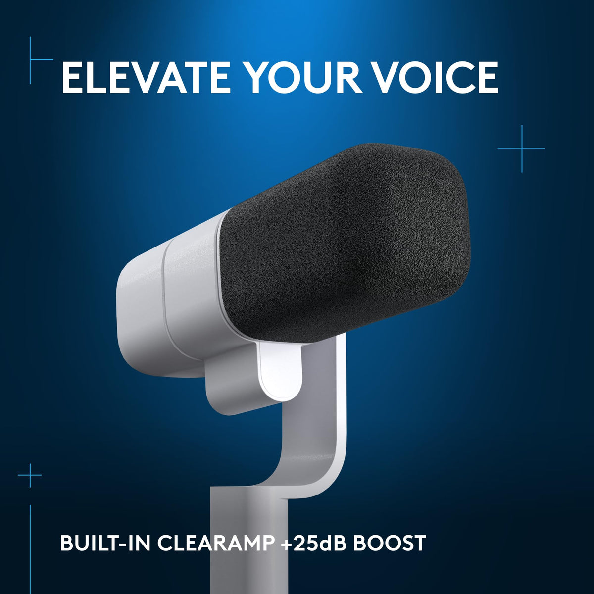Off White Dynamic XLR Microphone S3099