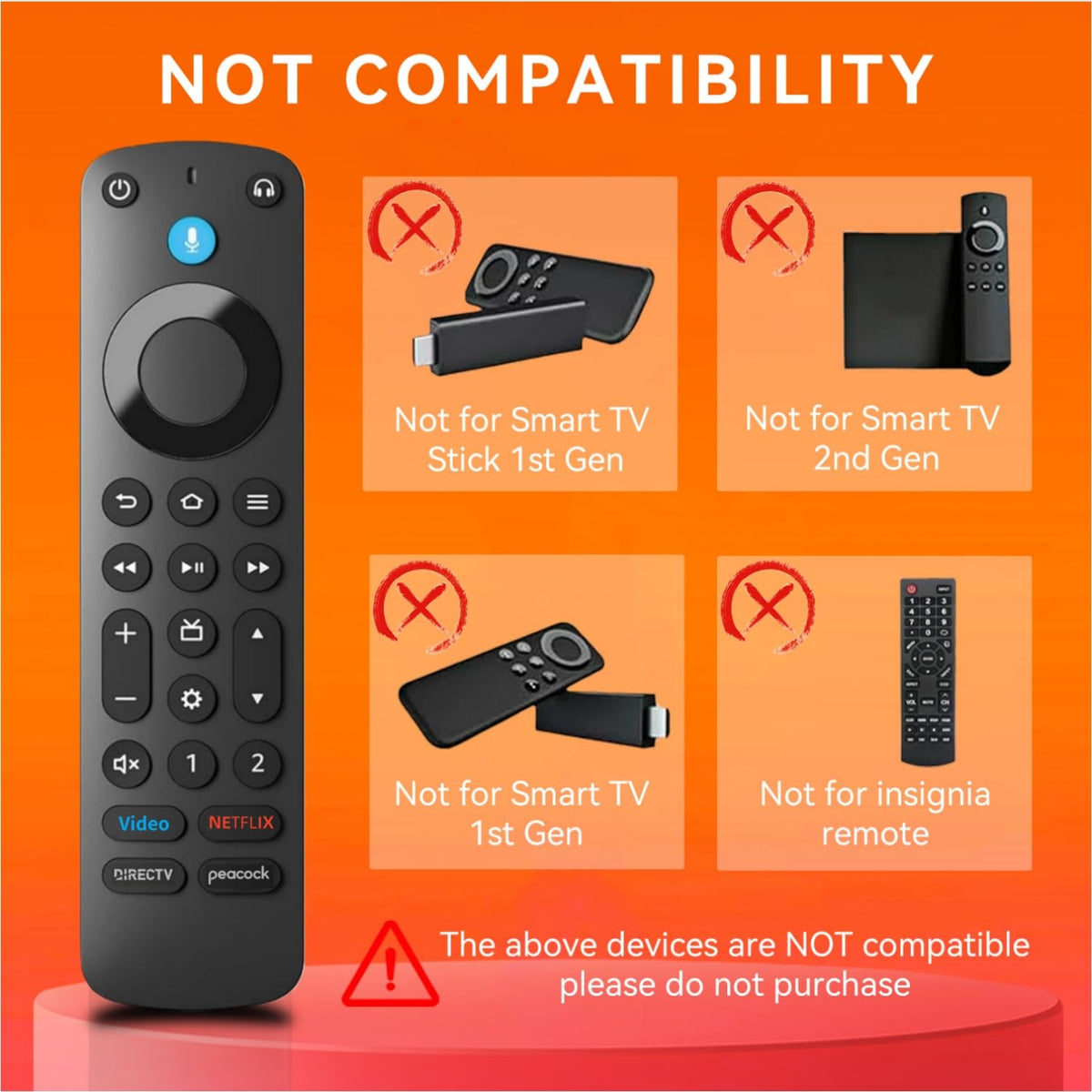 TV Remotes with Voice Control C8155