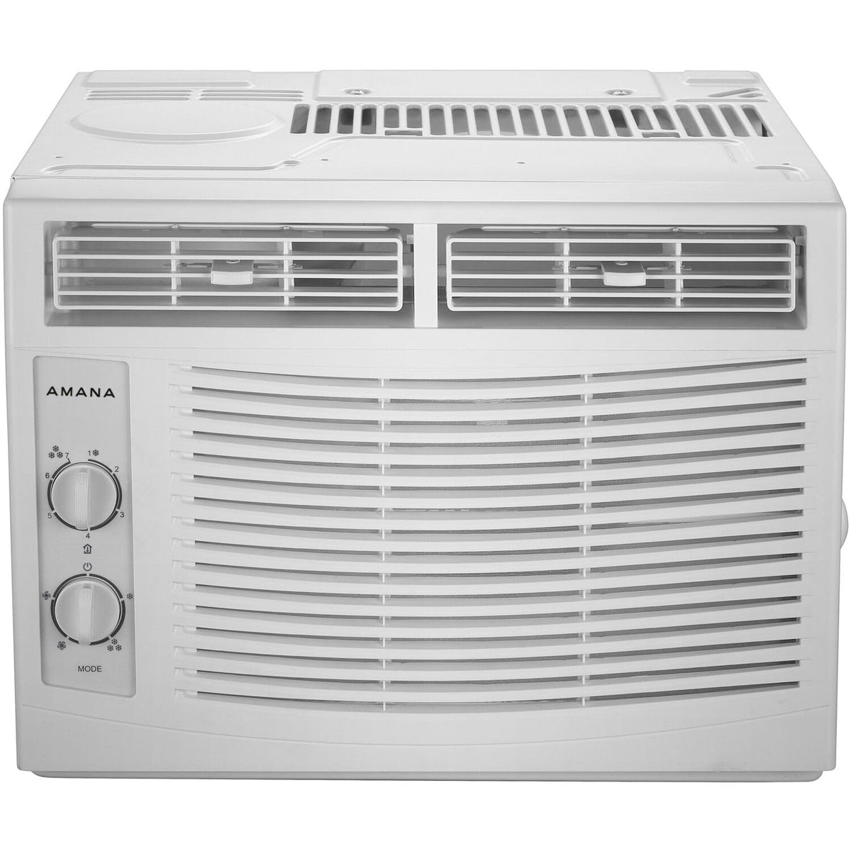 5,000 BTU Window Air Conditioner with Mechanical Controls, Dehumidifier, Washable Filter, 2 Fan Speeds, White A79036