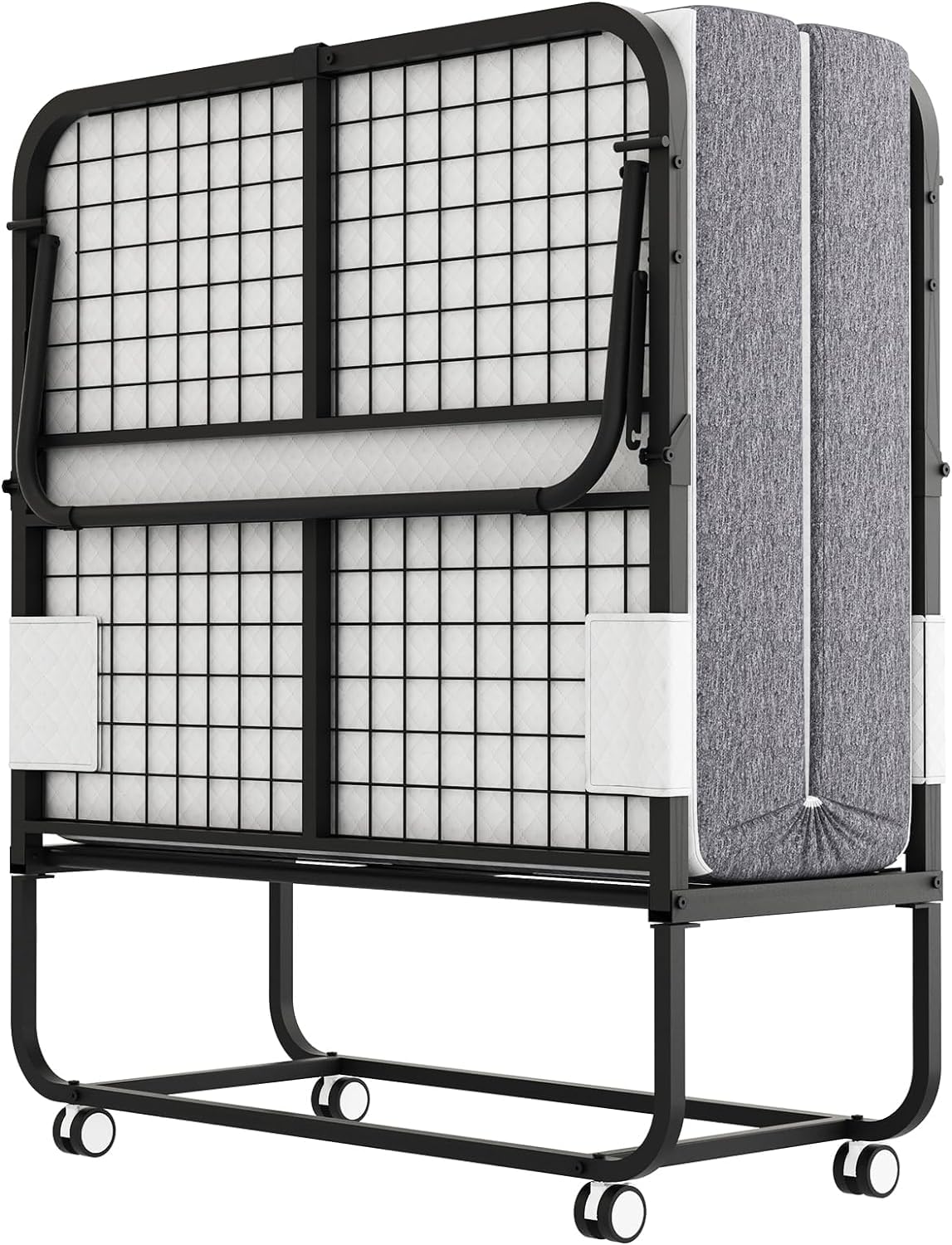 Folding Bed with Mattress Y46058