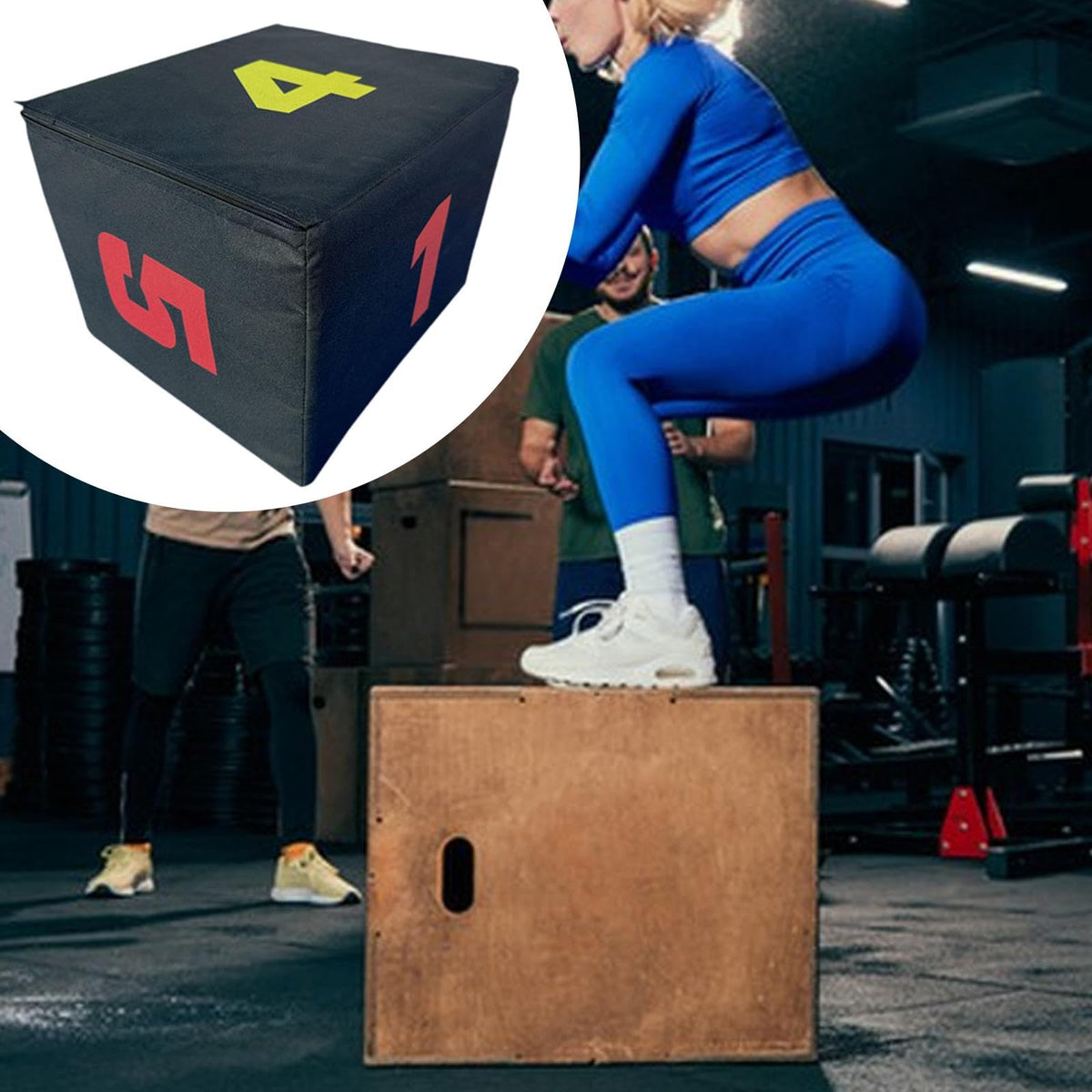 3-in-1 Non Slip Plyometric Jumping Box Z6840