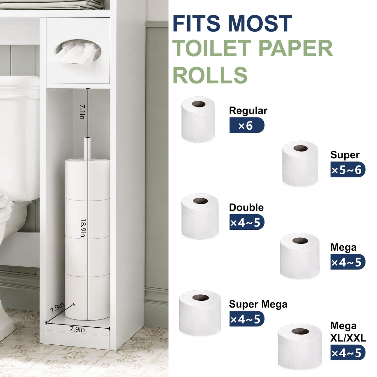 34" Over the Toilet Storage Cabinet with Arched Doors, White O900734