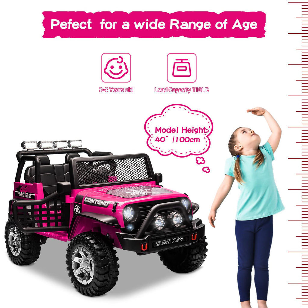 2 Seater Electric Car for Kids with Parent Remote F64459