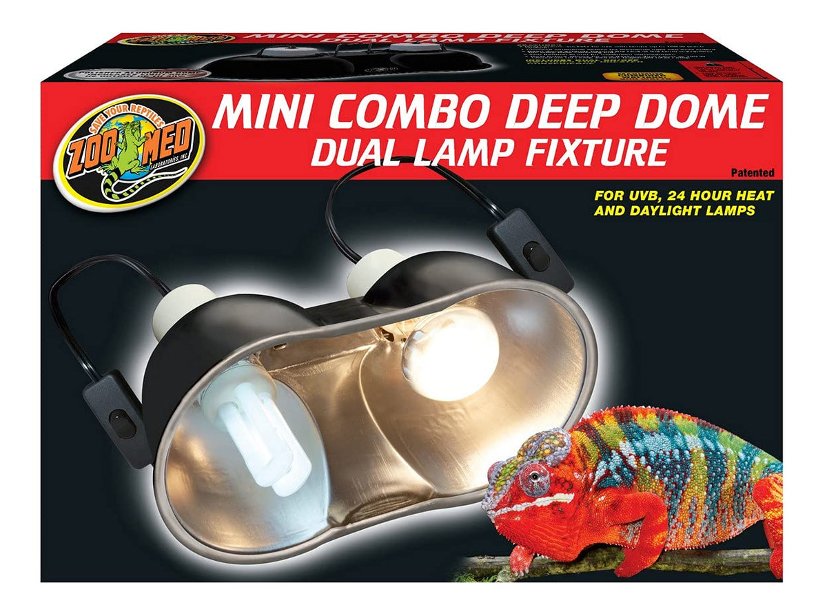 UV-B & Heat Lighting Kit with Deep Dome, 60w Basking Bulb & 13w UV-B Z13480