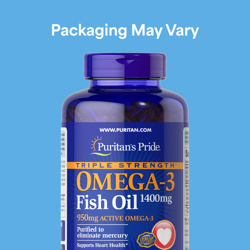 Triple Strength Omega-3 Fish Oil 1400mg 240 Softgels J147299