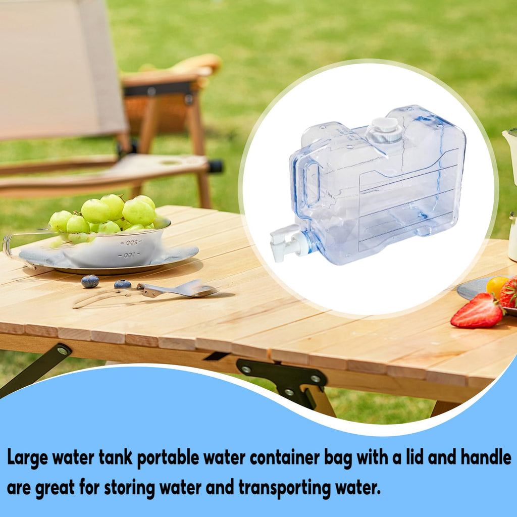 5.7L Portable Water Container with Lid and Handle B590321