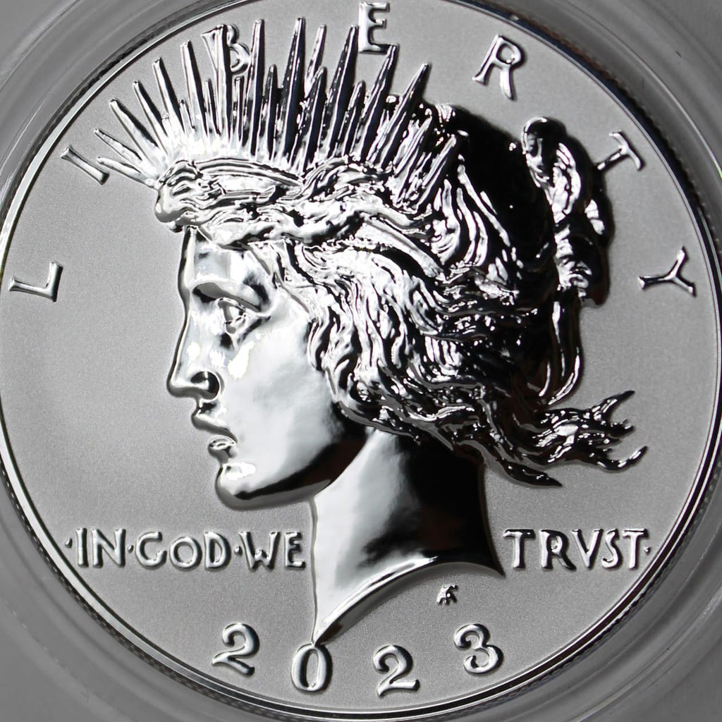 American Proof Silver Morgan and Peace $1 A18723