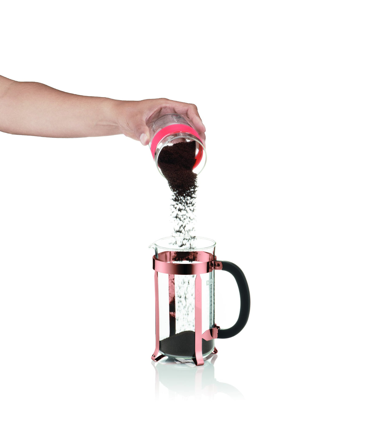 8 Cup French Press Coffee Maker and 2 Piece Glass Set I3339