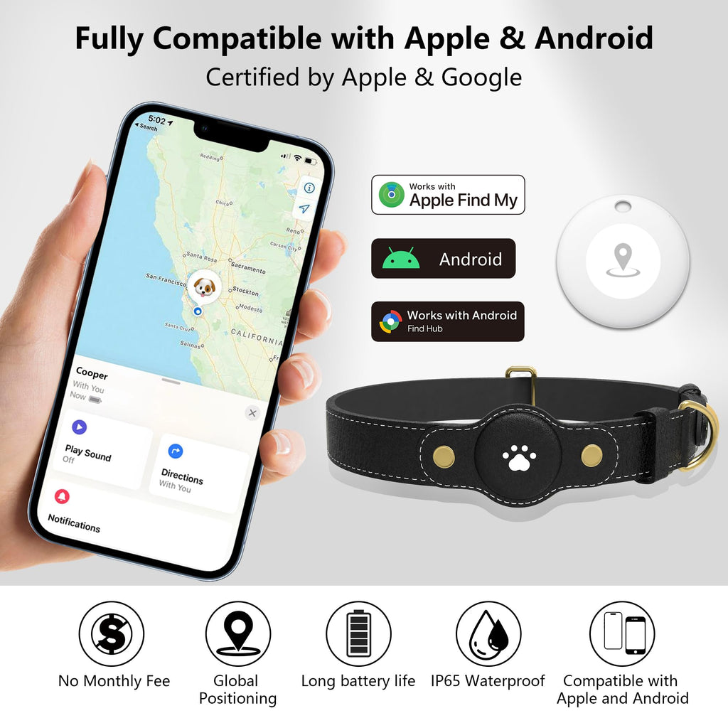 GPS Tracker for Dogs – Smart Dog Collar & Pet Tracker Y142973