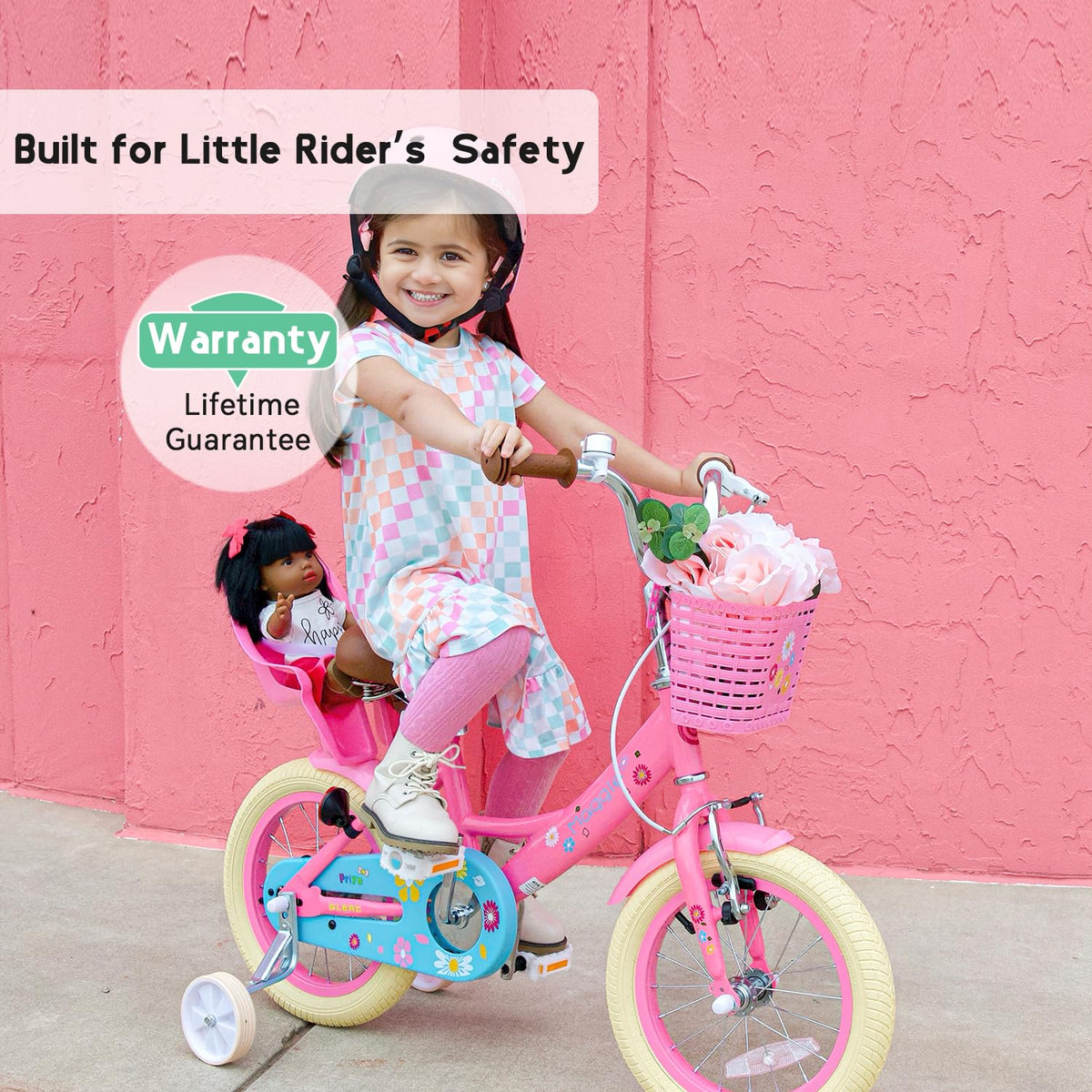 12-20 Inch Kids Bike with Training Wheels W2277