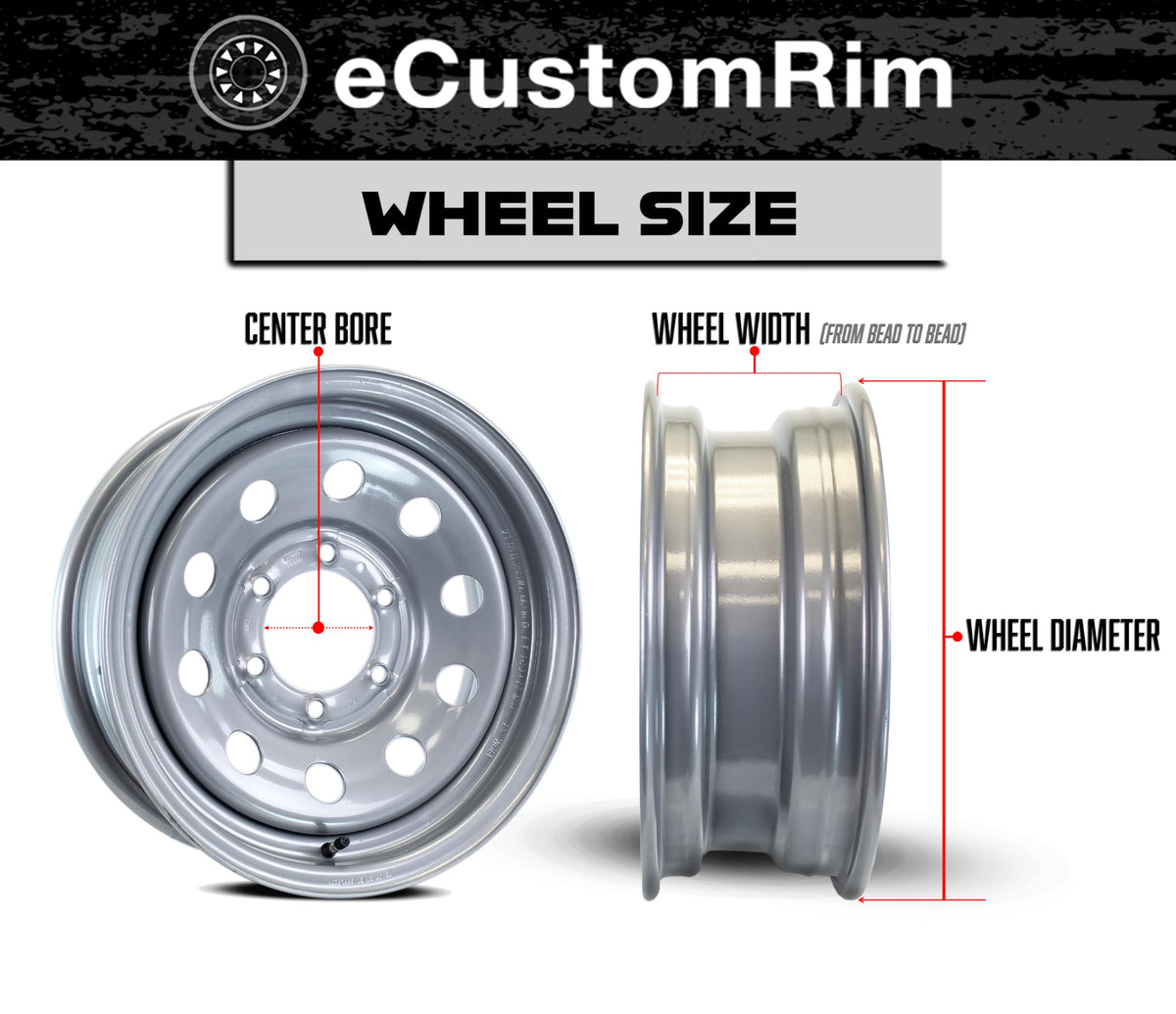 2-Pack Trailer Tire Rim Assembly 4.80-12 5 Lug Black I986259