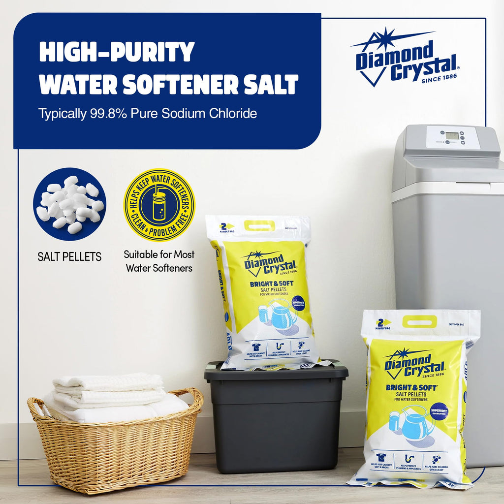 Water Softener Salt Pellets, 40 Pounds C2019