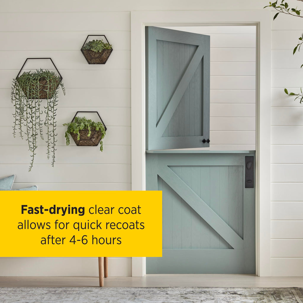 Clear Satin Fast Drying Polyurethane Spray W620
