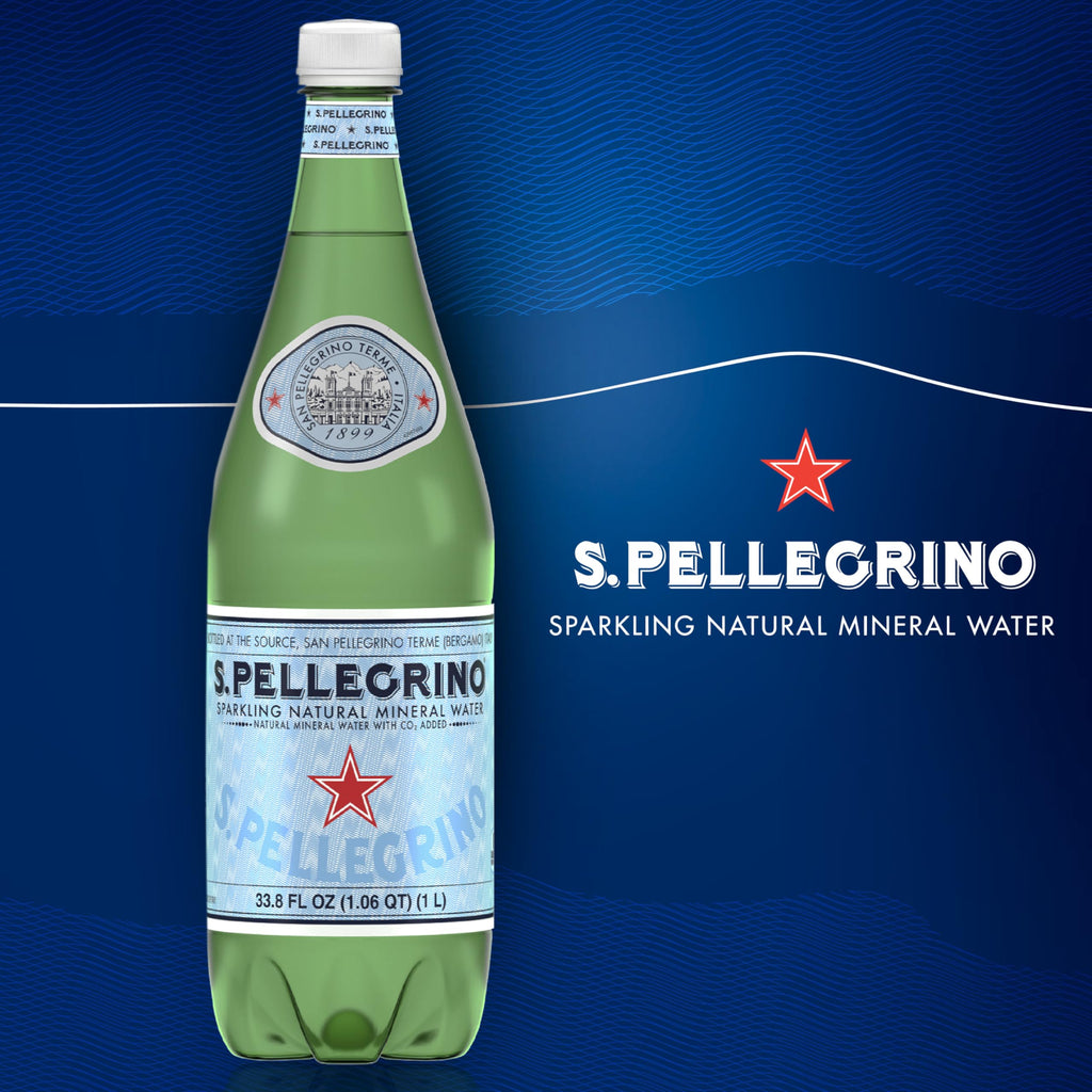 Sparkling Natural Mineral Water 33.8 fl oz Pack of 12 V80194