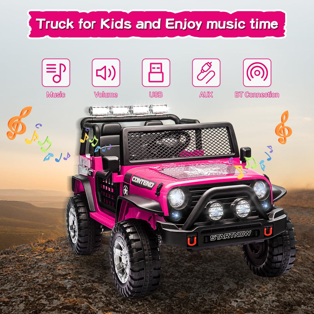 2 Seater Electric Car for Kids with Parent Remote F64459