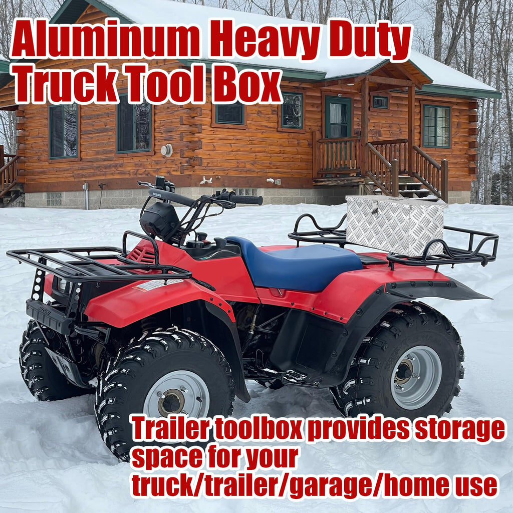 16 Inch Aluminum Waterproof Truck Tool Box with Lock and Keys S512985