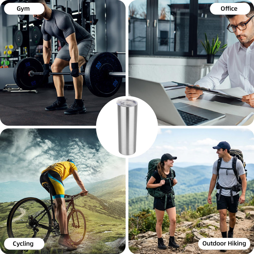 20 oz Stainless Steel Insulated Tumbler with Lid J435681