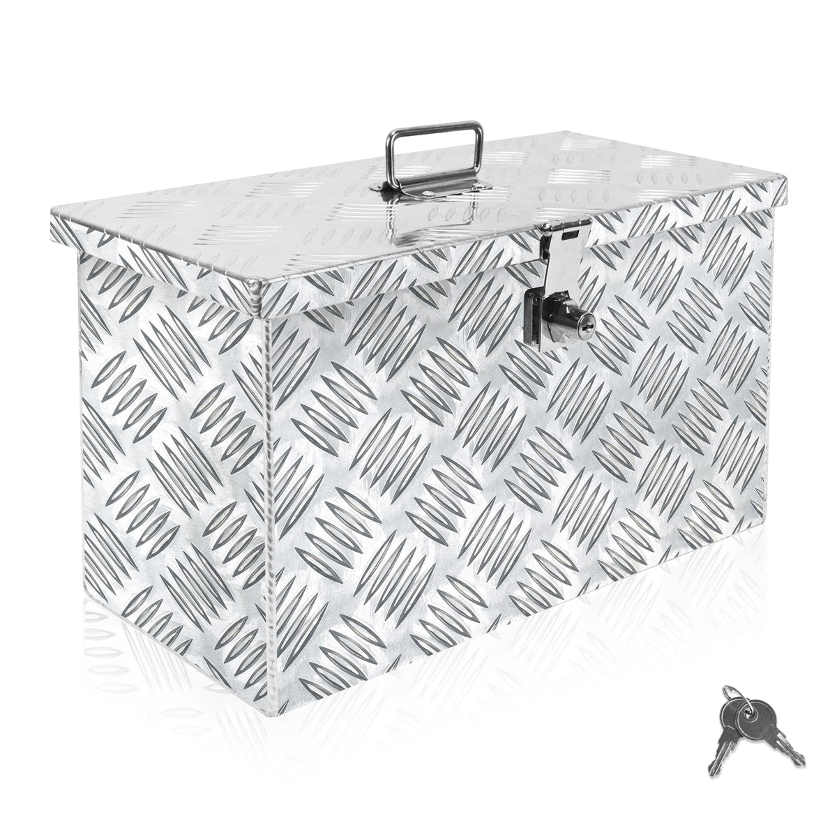 16 Inch Aluminum Waterproof Truck Tool Box with Lock and Keys S512985