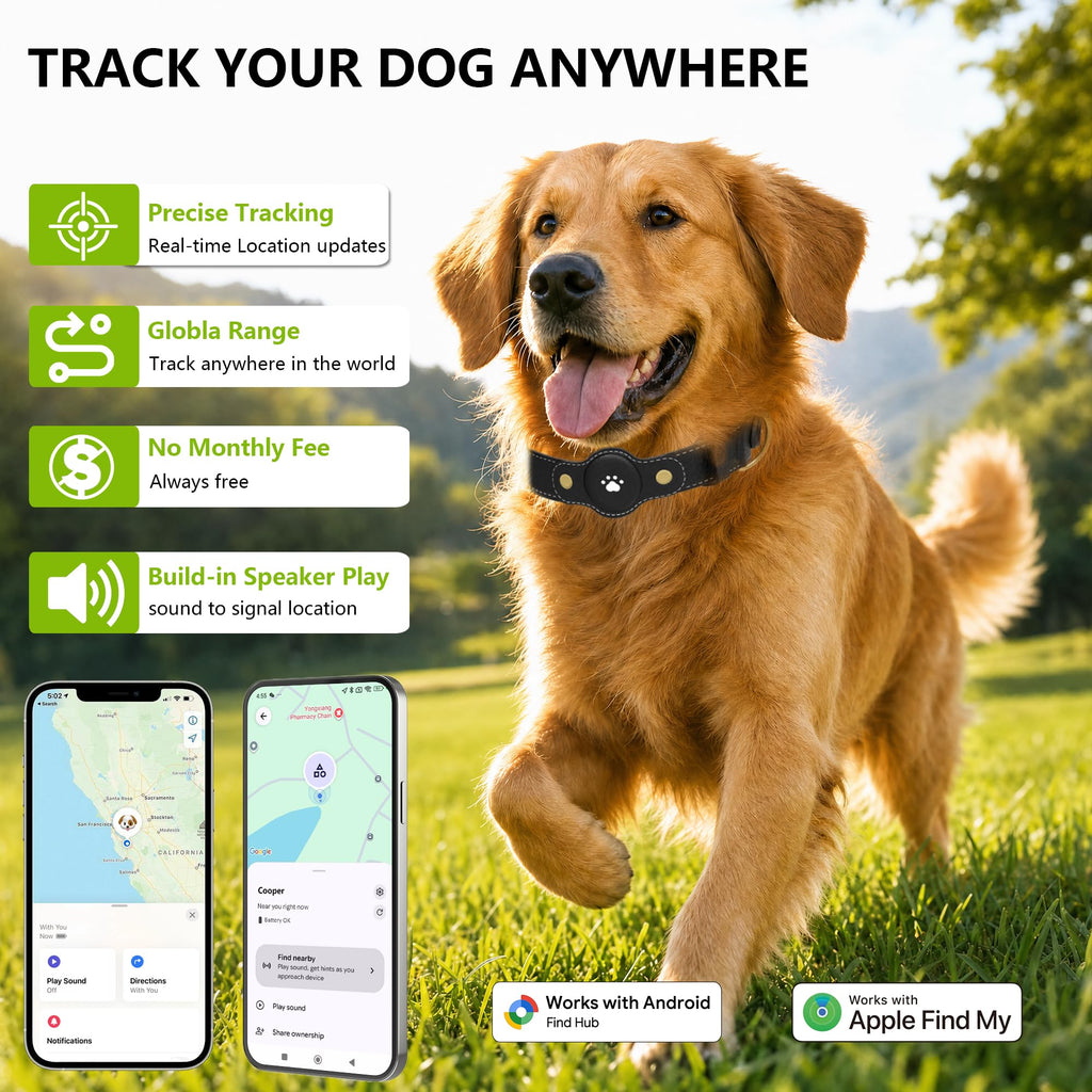 GPS Tracker for Dogs – Smart Dog Collar & Pet Tracker Y142973