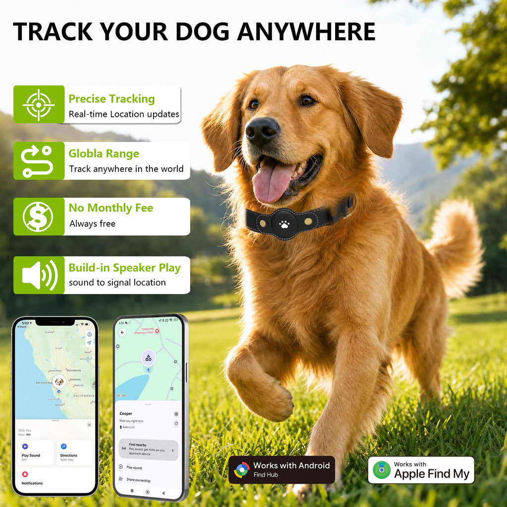 GPS Tracker for Dogs – Smart Dog Collar & Pet Tracker Y142973
