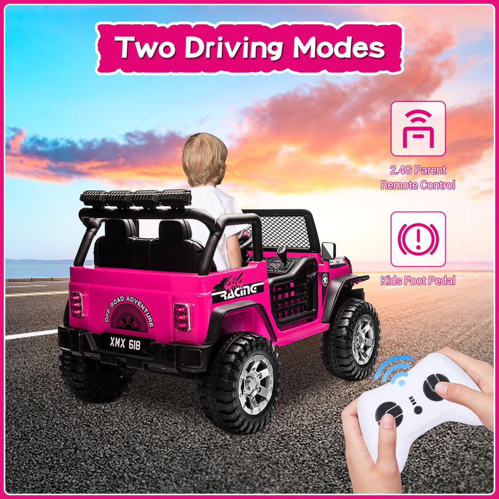 2 Seater Electric Car for Kids with Parent Remote F64459