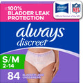 Small/Medium Incontinence Underwear, 84ct T428490
