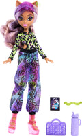 Monster High Doll with Swimsuit, Joggers & Beach Accessories Y617599