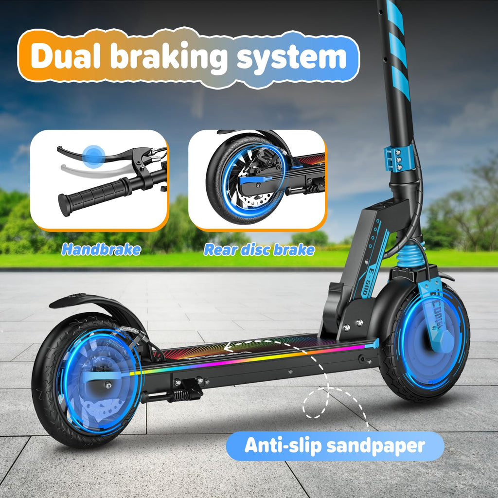 Electric Scooter Kids 8-16, 8-8.5" Solid Tires, 200-350W, UL2272 N5966