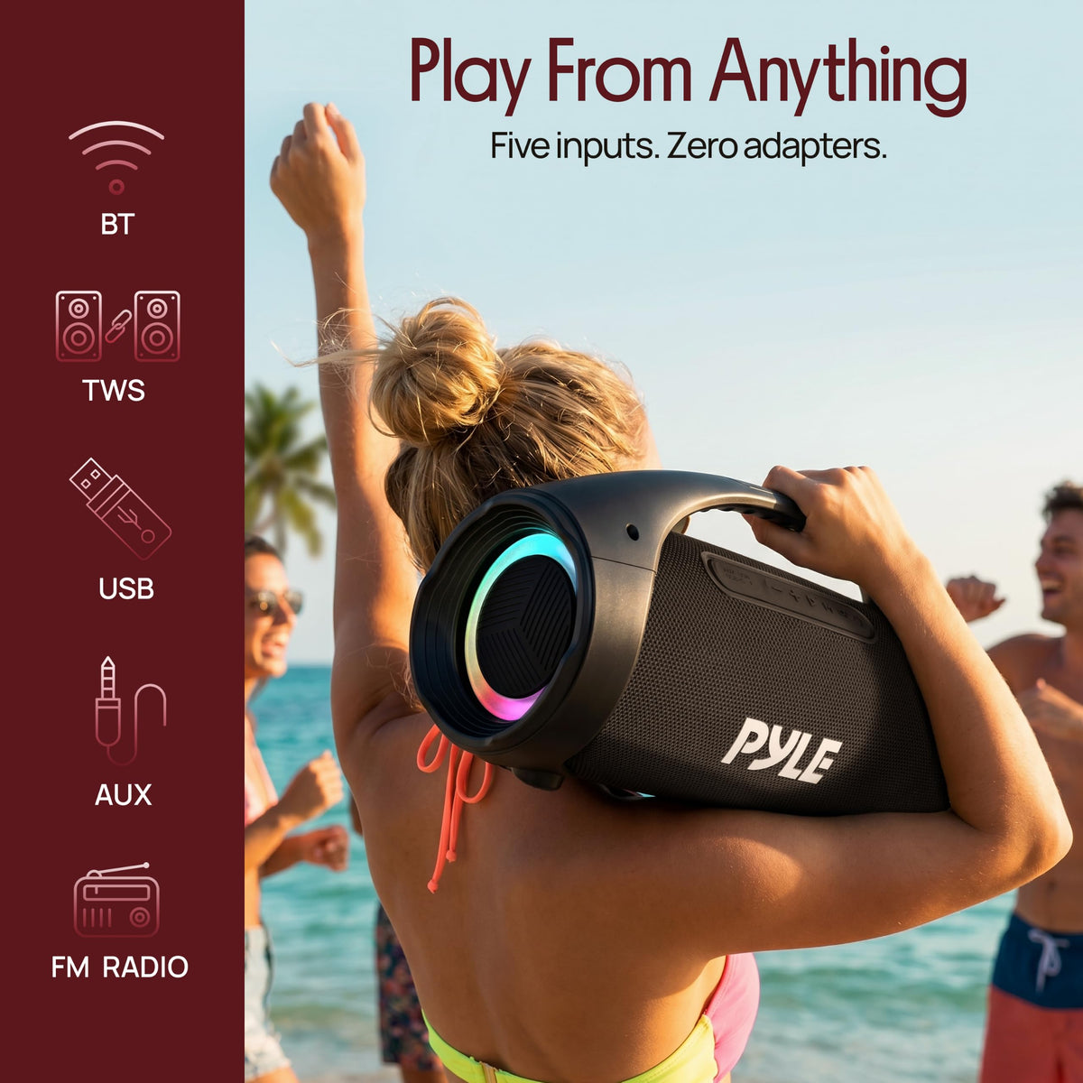 Portable Bluetooth Boombox Speaker R362
