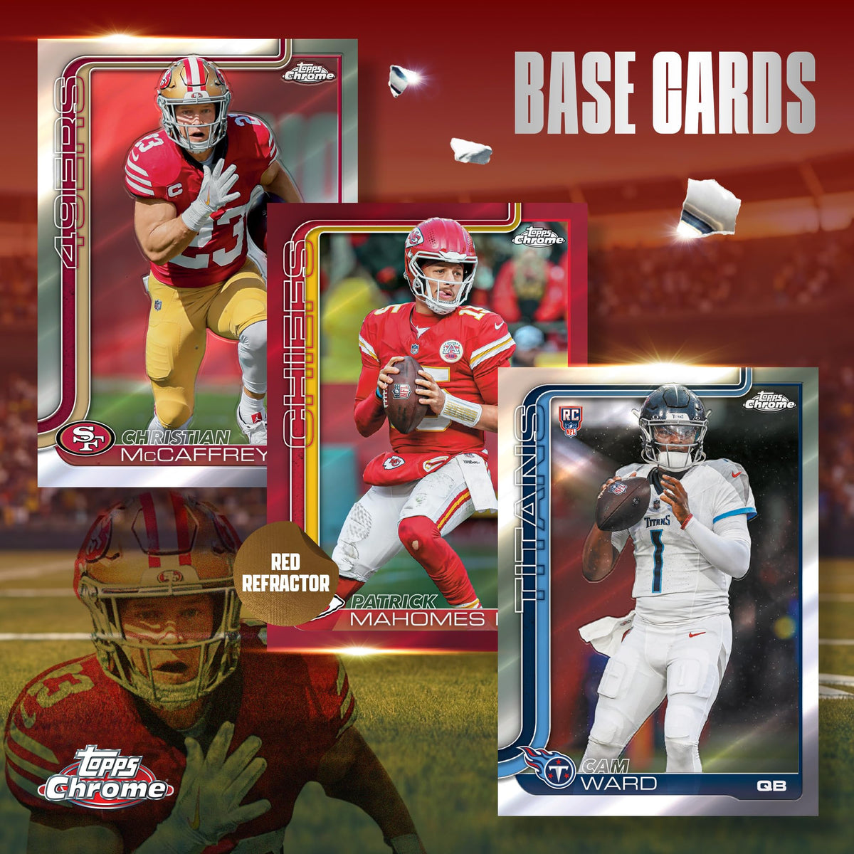 2025 Topps Chrome NFL Football Mega Box L690