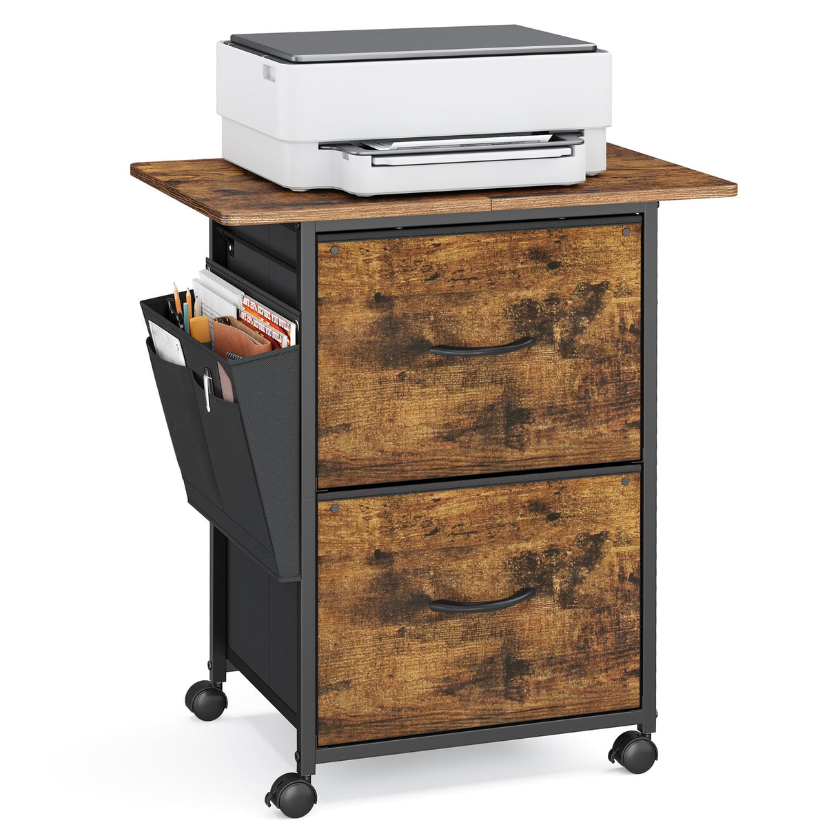 2-Drawer File Cabinet with Storage O910