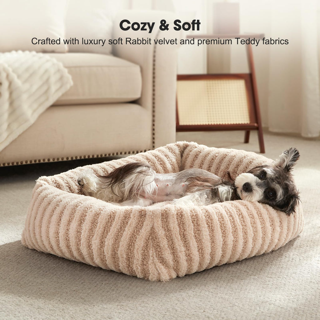 Medium Washable Dog Bed with Removable Cover Y254
