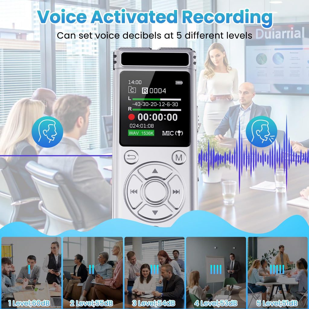 Digital Voice Recorder with Playback B993