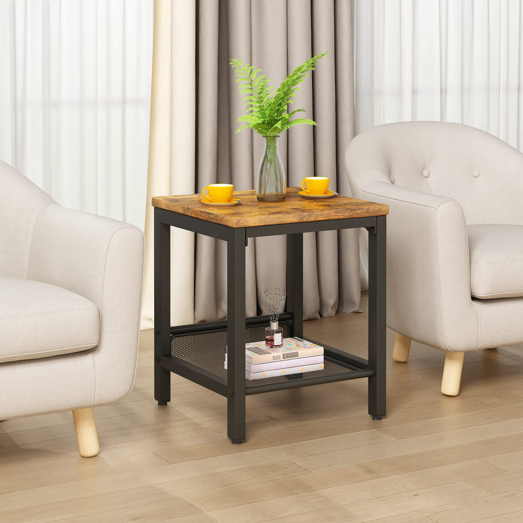 3 Pieces Coffee Table Set with 2 End Side Tables U518