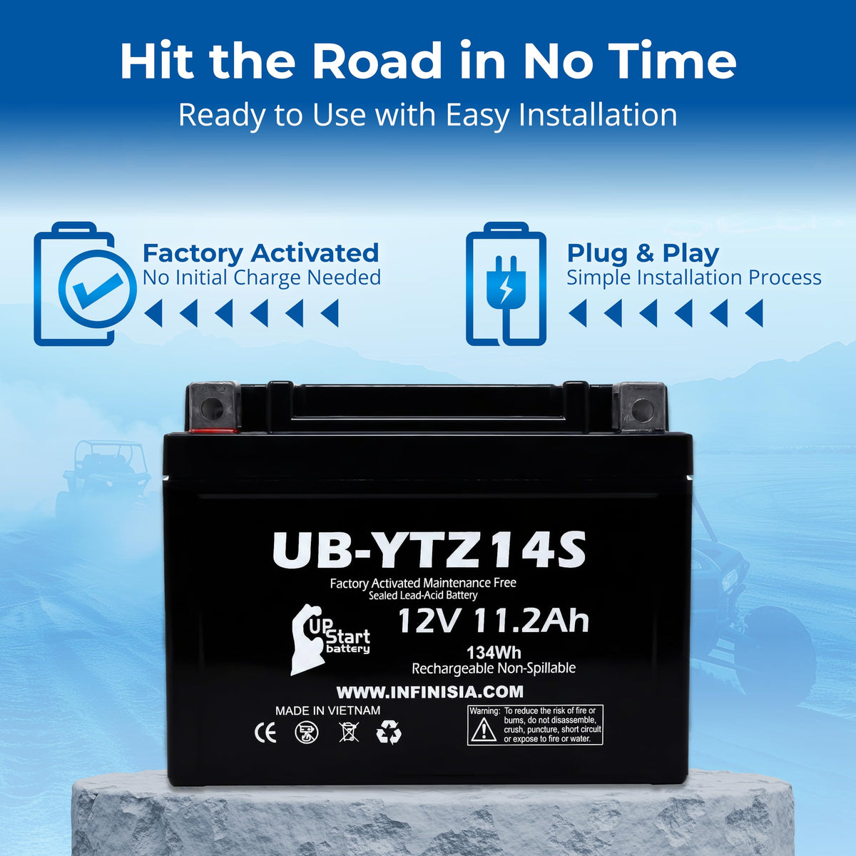 12V 11.2Ah Battery N489883