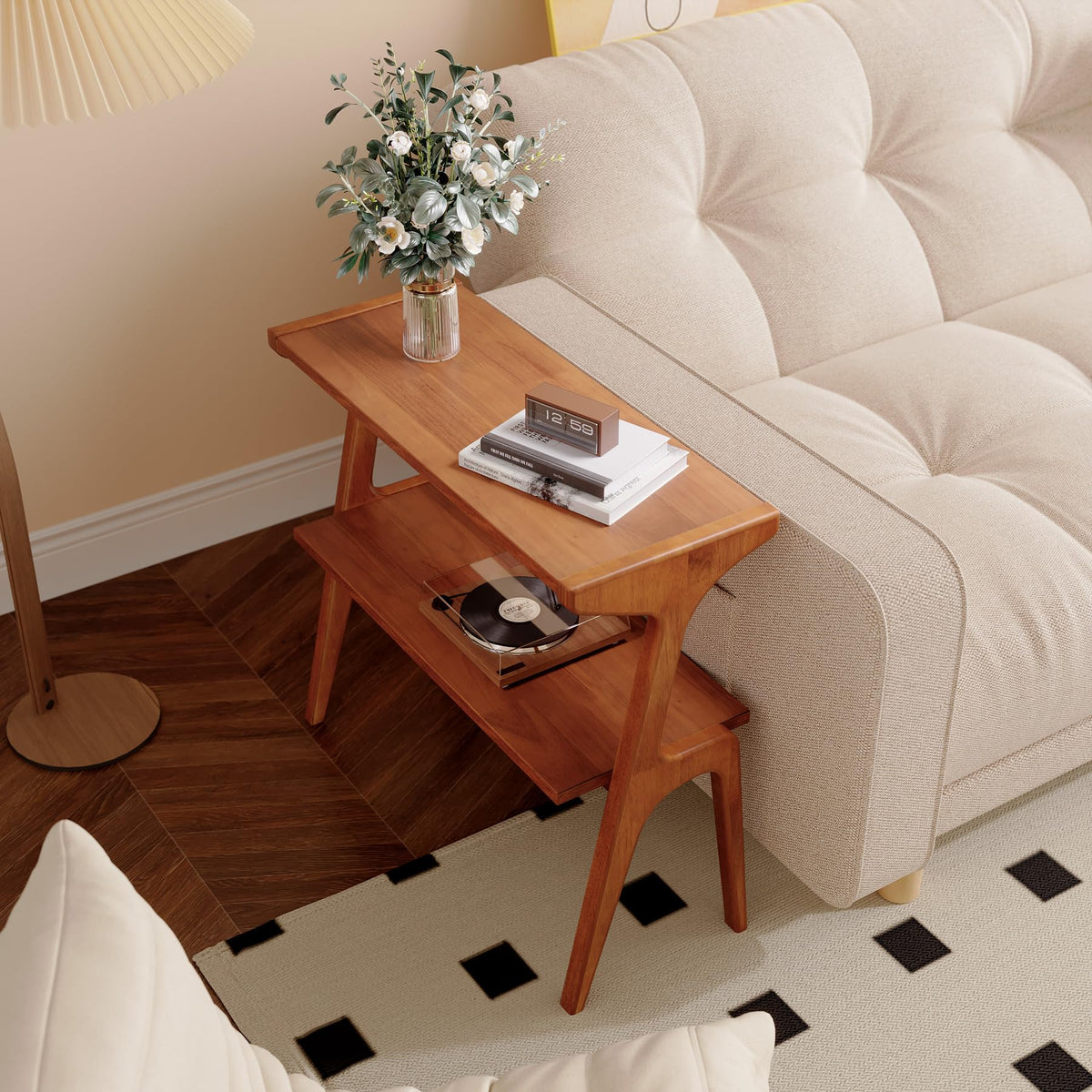 Solid Wood End Table T29320