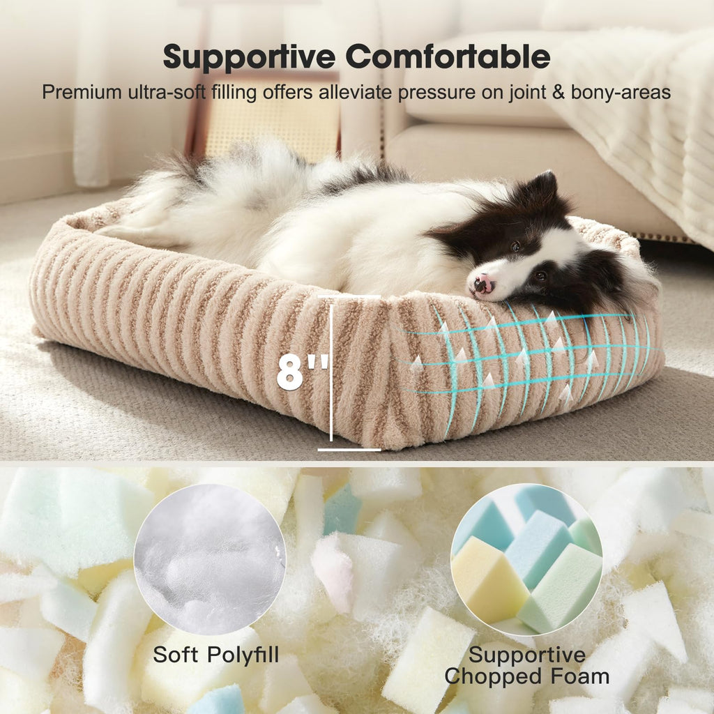 Medium Washable Dog Bed with Removable Cover Y254
